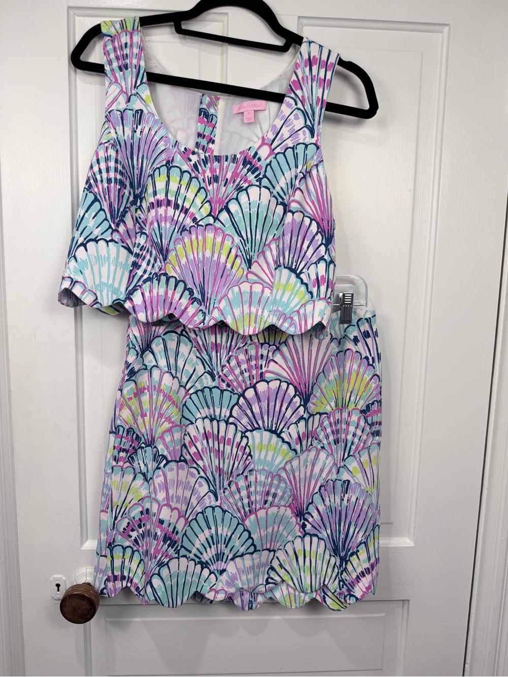 Lilly Pulitzer Oh Shello Top and Skirt Set